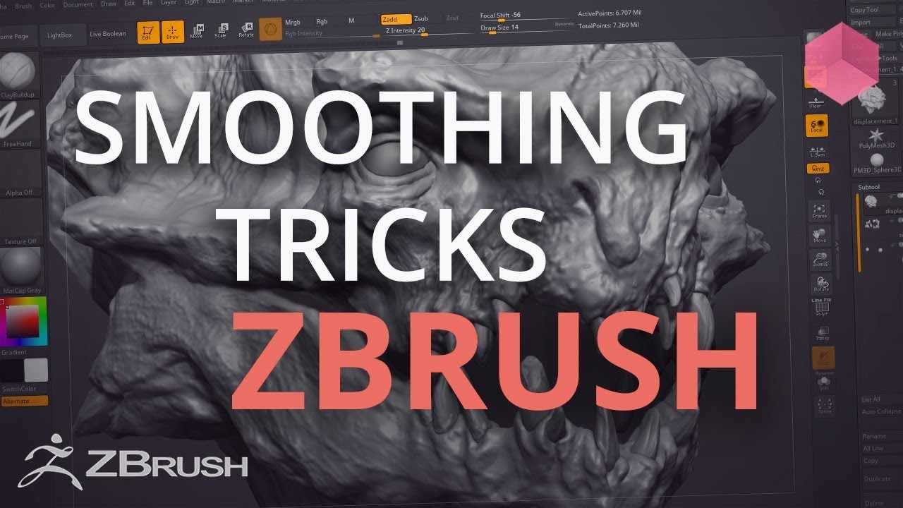 ZBrush Tutorial - Sculpting a Game of Thrones White Walker in ZBrush