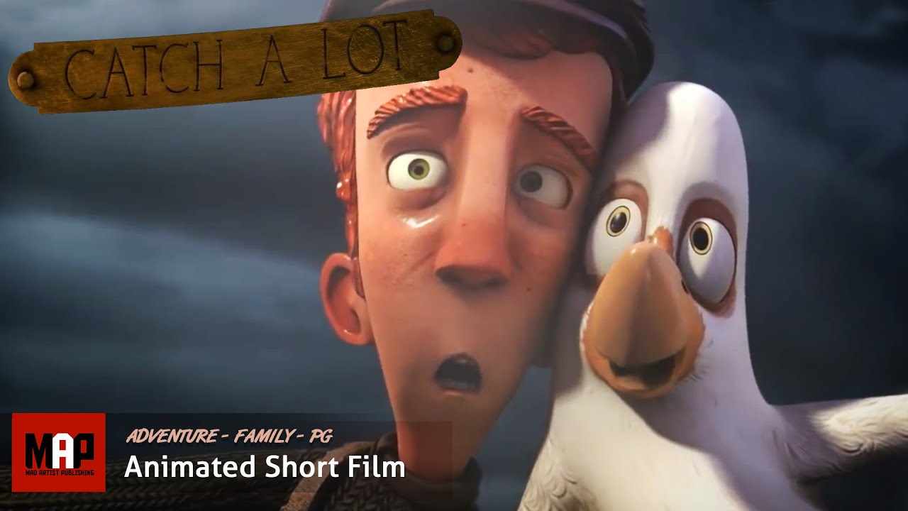 Adventure CGI 3D Animated Short Film ** CATCH A LOT ** Cute Family Animation by Artfx Team