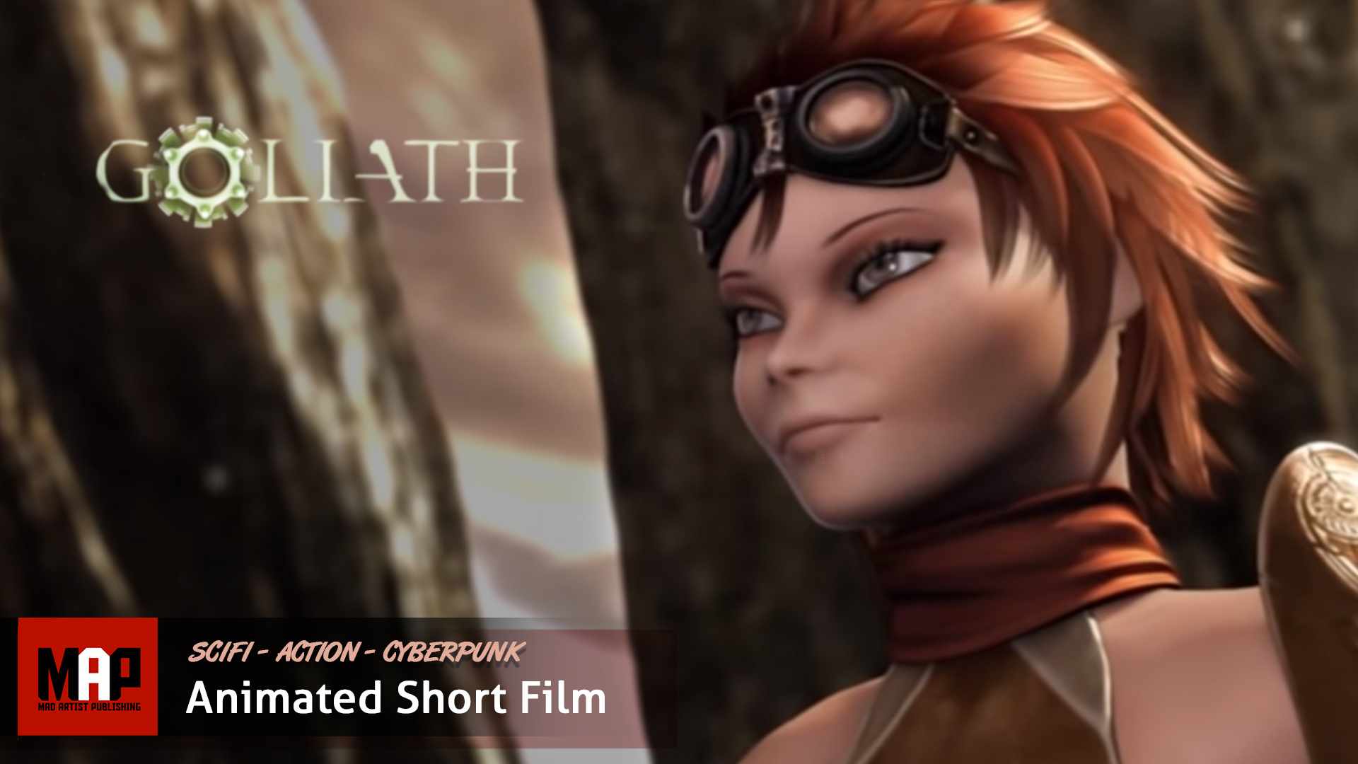Sci-Fi Cyberpunk CGI 3D Animated Short Film ** GOLIATH ** Steampunk Adventure by ArtFX Team