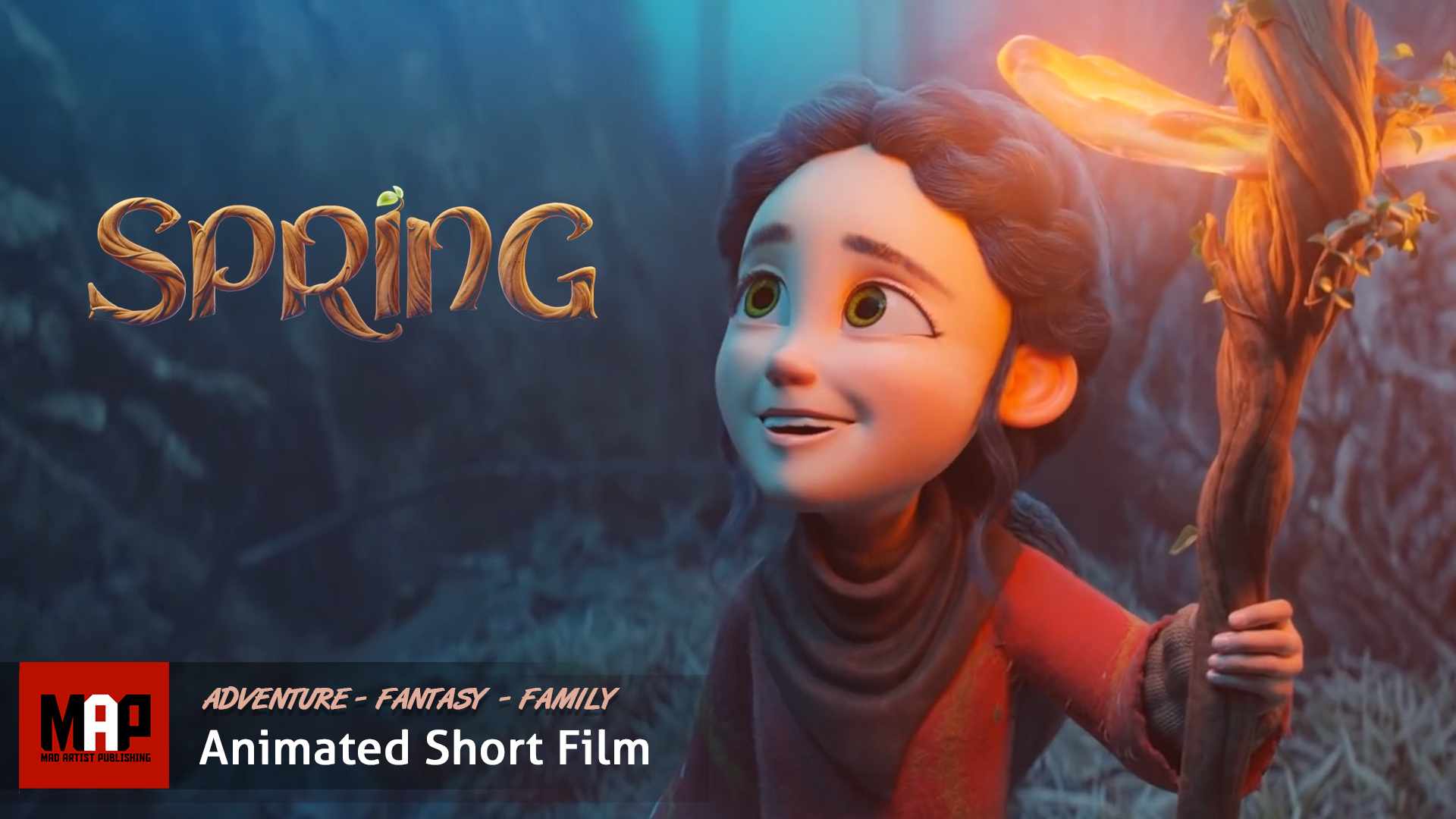 Cute Adventure Fantasy CGI 3d Animated Short Film ** SPRING ** by Blender Foundation