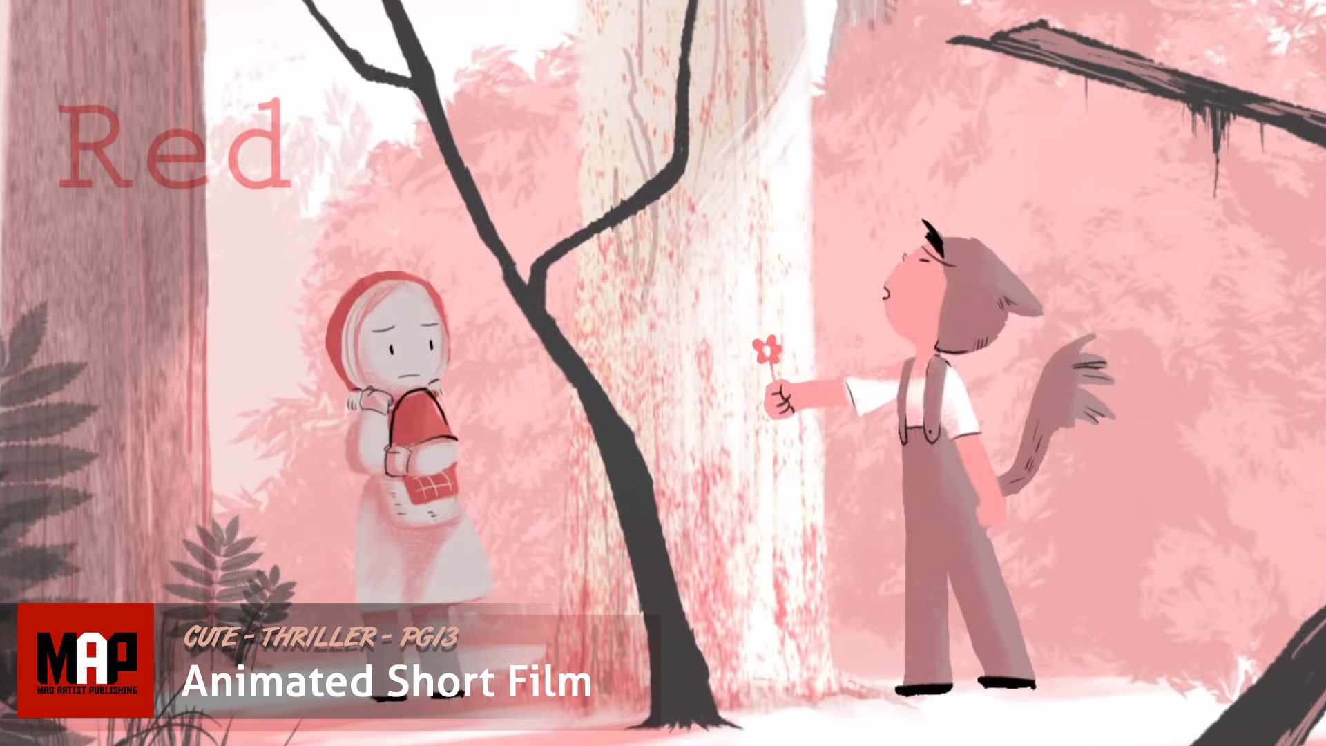 Cute Romantic Animated Thriller ** RED ** Short Film Animation by Hyunjoo Song & CalArts Institute