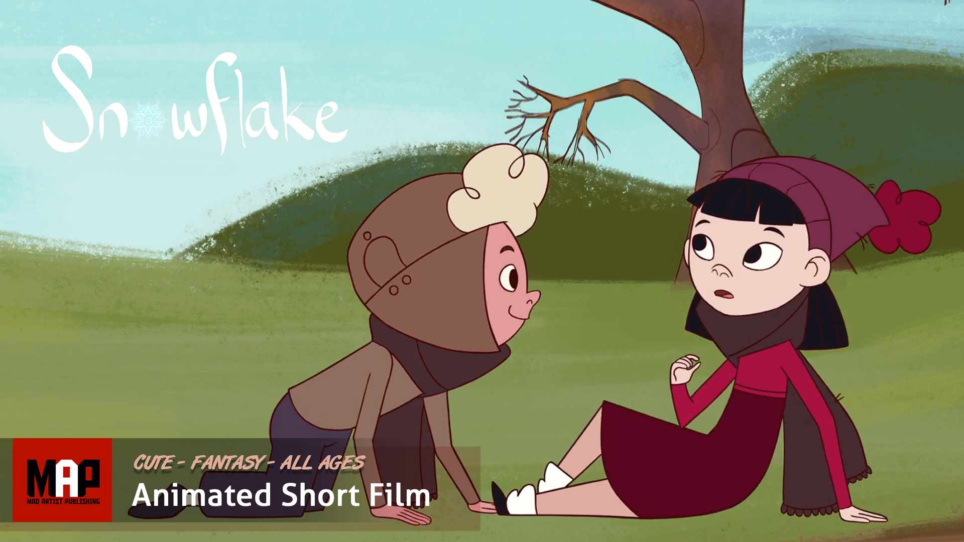 Cute Short Film ** SNOWFLAKE ** Animation by Gina Basora & Team of Seneca College