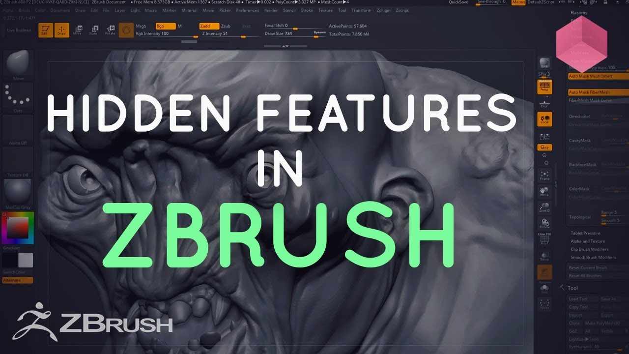 Hidden Features in ZBrush to Boost Productivity
