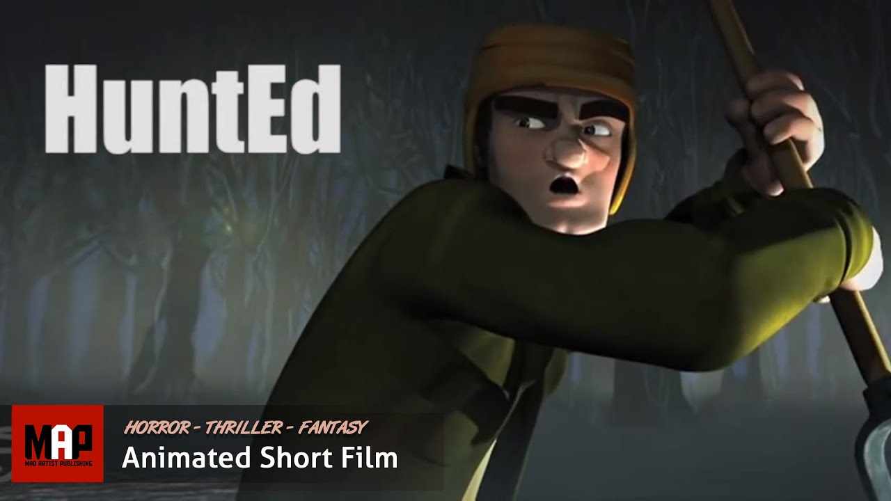 Horror Thriller CGI 3D Animated Film ** HUNTED ** Short Animation by Leoncio Mercado & VFS