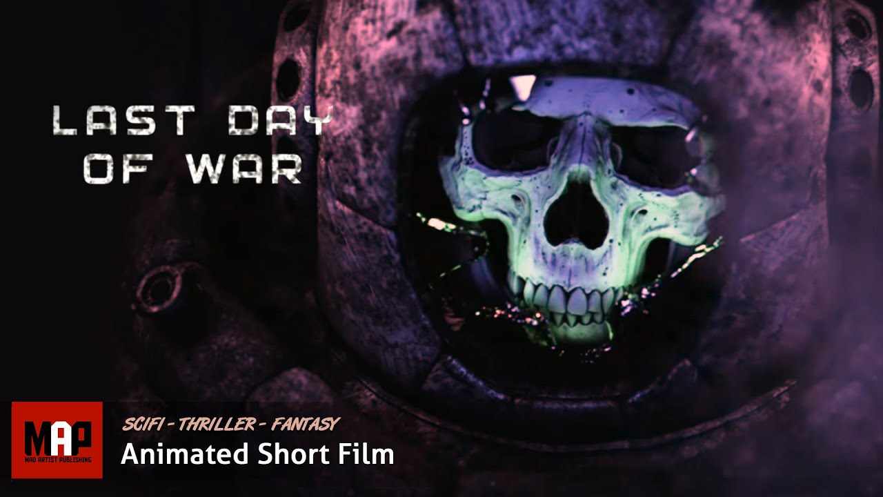 SciFi Thriller CGI 3D Animated Short Film ** LAST DAY OF WAR ** Film Animation by Dima Fedotov
