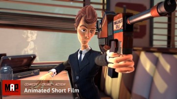 Funny CGI 3d Animated Short Film ** MISS DAISY ** Killer Action cgi movie by NAD-UQAC Team