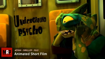 Suspense Thriller CGI 3D Animated Short ** UNDERGROUND PSYCHO ** Animation by GOBELINS 