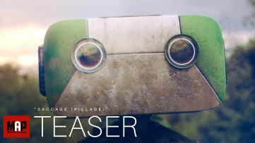 TRAILER | Cute VFX + CGI 3d Animated Short Film ** SACCAGE ** Sad Robot Animation by ISART Digital