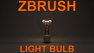 zBrush: Model a Light Bulb Tutorial