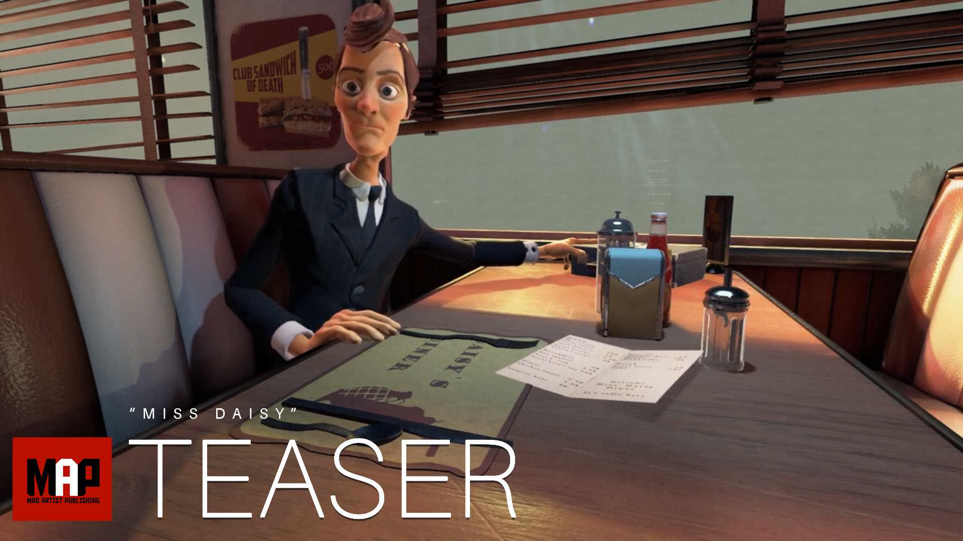 TRAILER | Funny CGI 3d Animated Short Film ** MISS DAISY ** Funny Action cg movie by NAD-UQAC