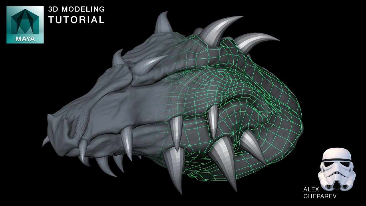 ZBrush to Maya to ZBrush - Retopology and UVing with Quad Draw