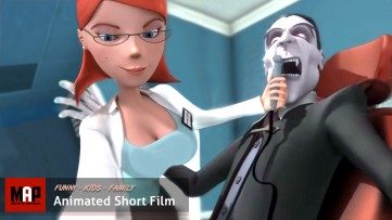 CGI Sexy Animated Short Film ** VAMPIRE'S CROWN ** Funny Animation by Hertfordshire University